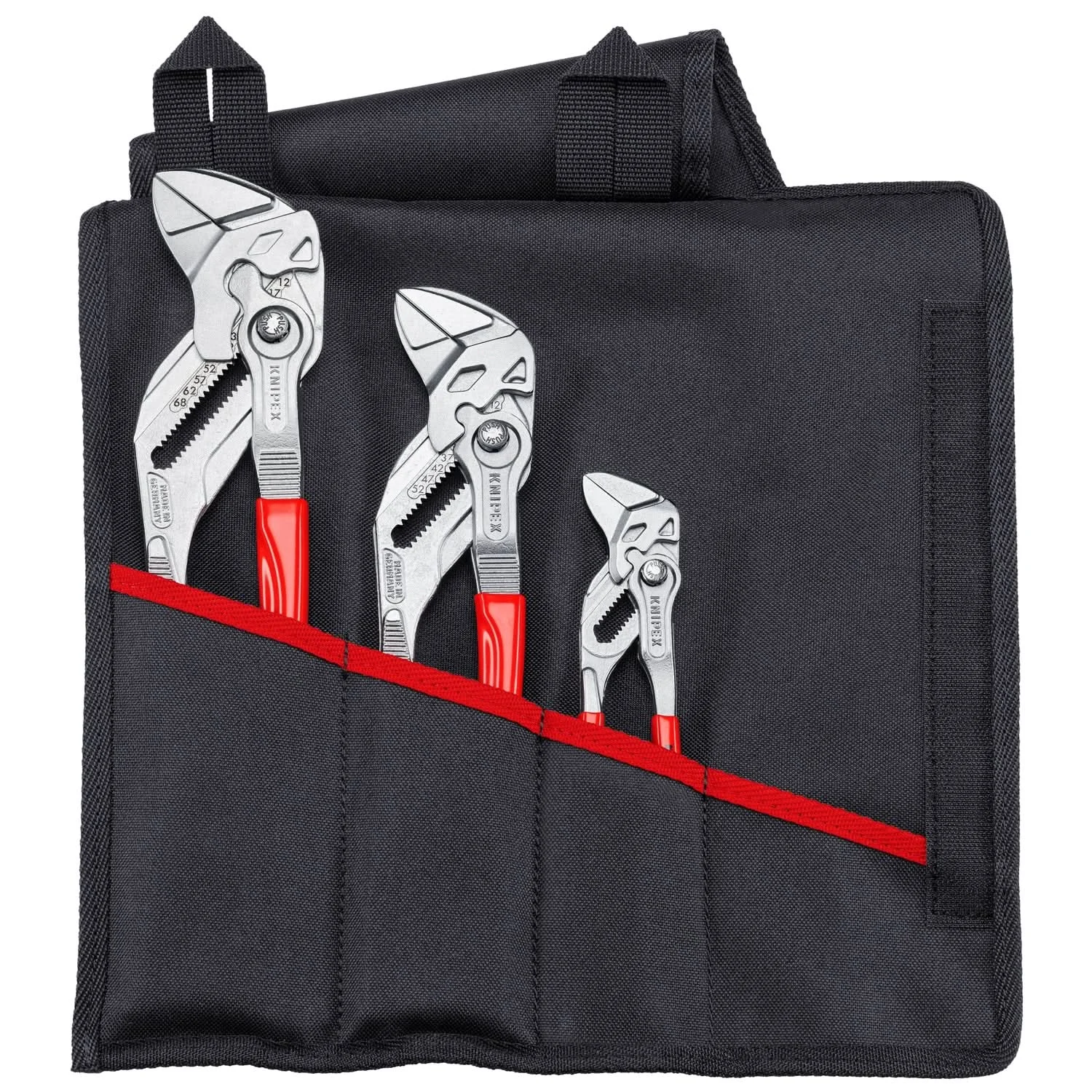 Knipex 00 19 55 S7 3-Piece Pliers Wrench Set in Tool Roll