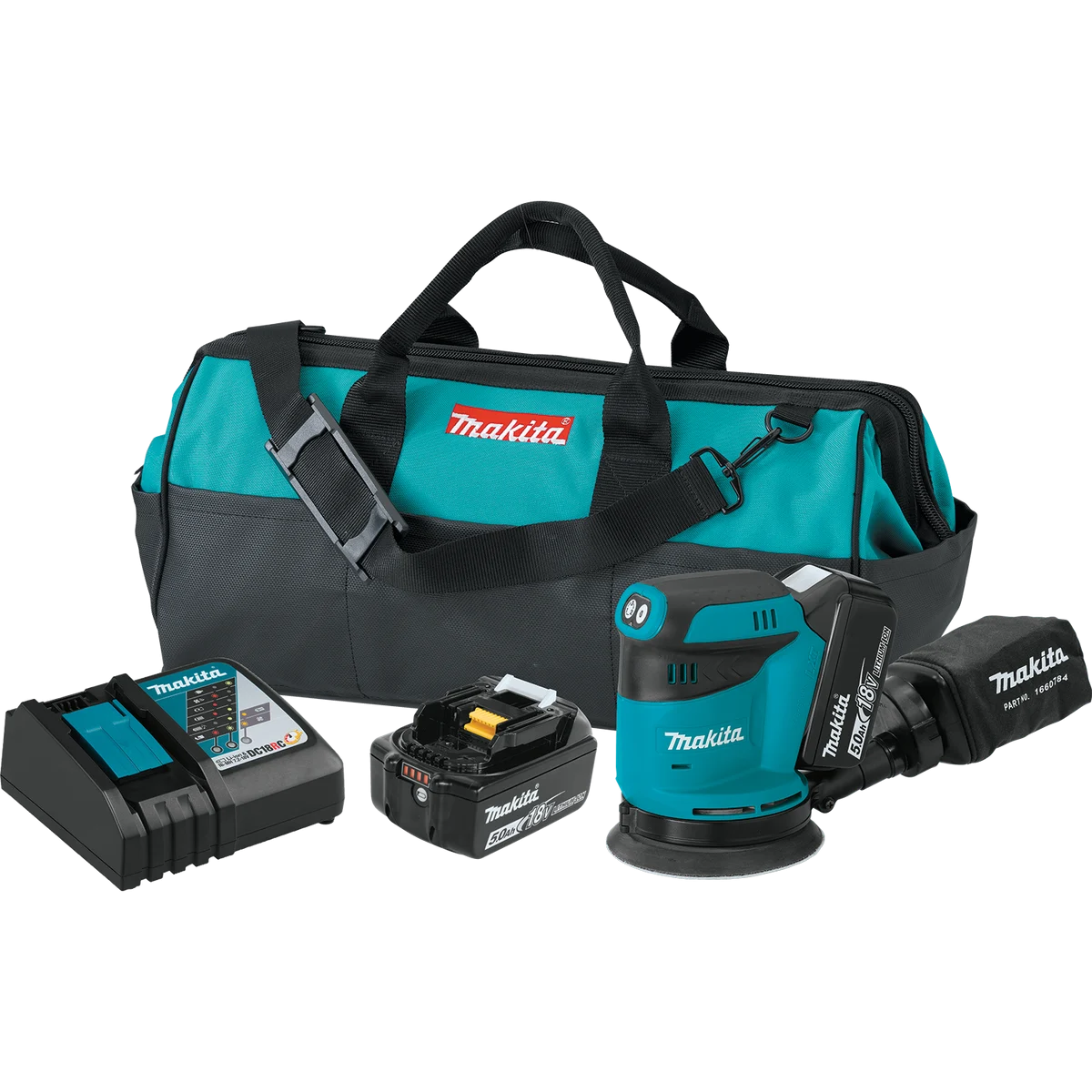 MAKITA 18V LXT® 5" Random Orbit Sander Kit