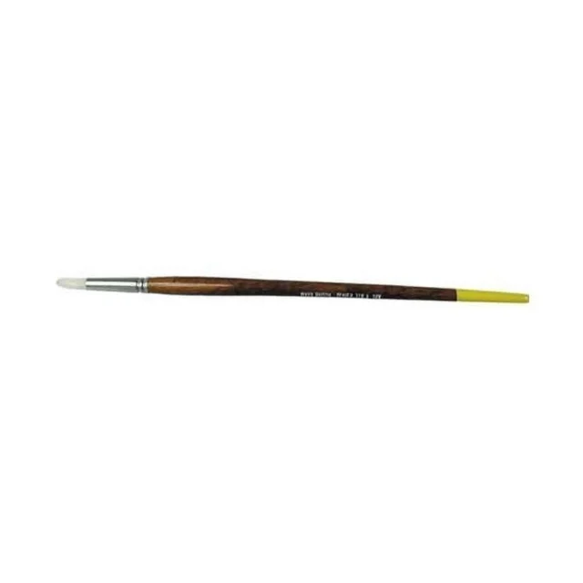 Gordon Brush 0316-10000 Size 10 White Bristle Round Artist Brush