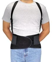 Small Allegro Ergonomics: Back Support: Economy Belt 7176-01 sizes: 26 in  to 32