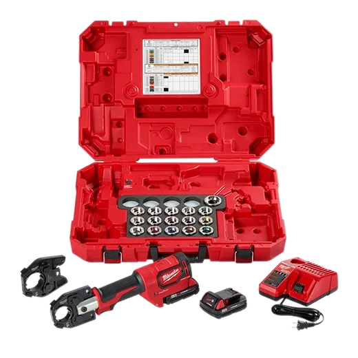 M18™ FORCE LOGIC™ 600 MCM Cu Crimper Kit w/ 750 MCM Expanded Jaw