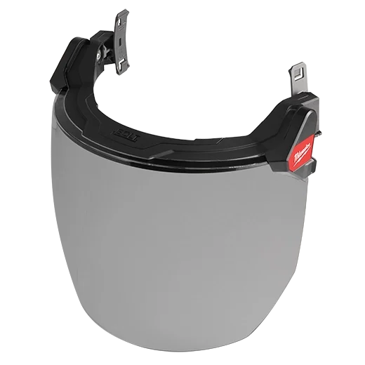 BOLT™ Full Face Shield - Gray Dual Coat Lens (Compatible with Milwaukee® Safety Helmets & Hard Hats)