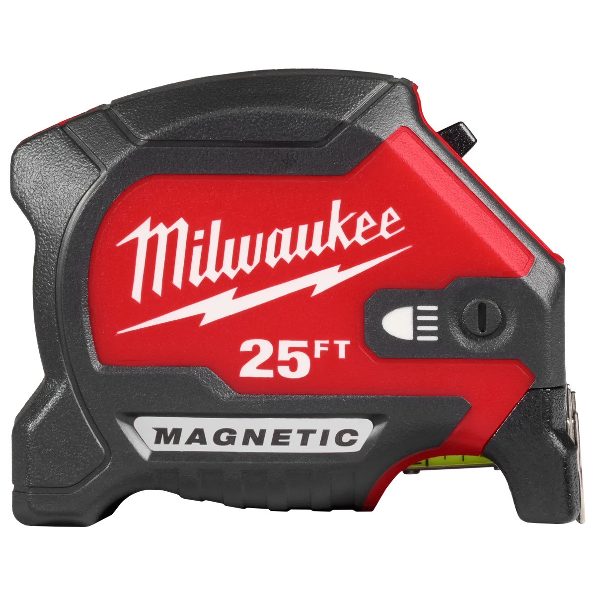 25ft Magnetic Tape Measure w/ Rechargeable 100L Light