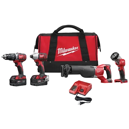 M18™ Cordless Lithium-Ion 4-Tool Combo Kit 2696-24