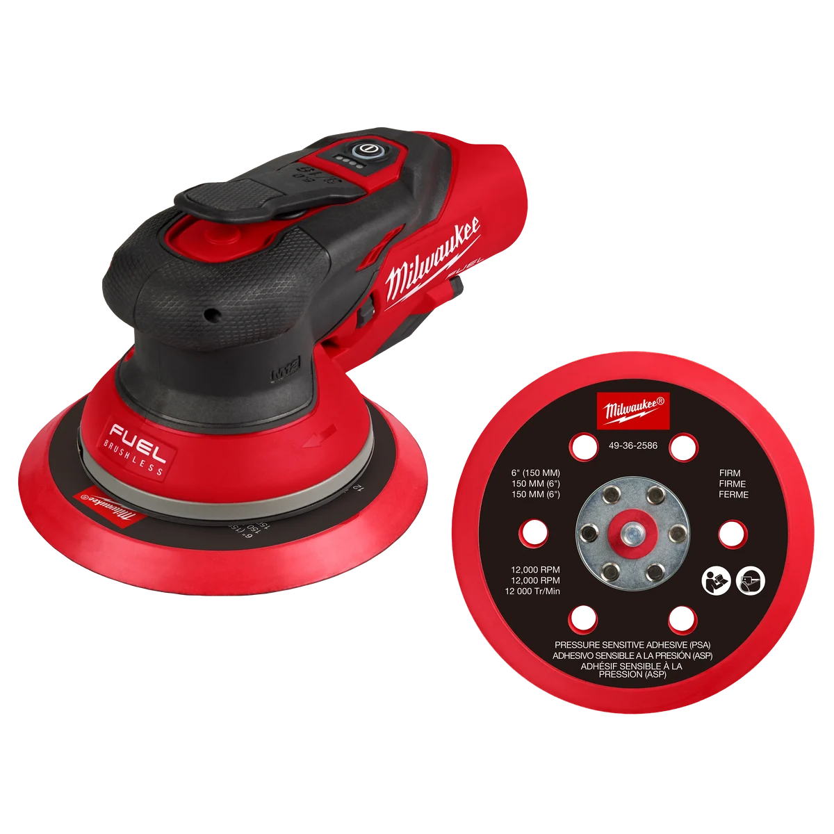 M12 FUEL™ 6" Random Orbital Sander (3/16")