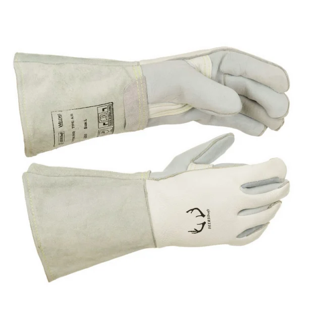 Weldas 10-2850M DEERSOsoft Gloves Deerskin Reverse Grain Unlined M