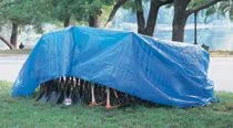 12 x 25 Foot Polyethylene Woven Tarp