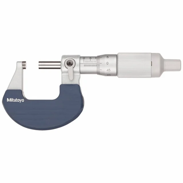 Mitutoyo 102-701 Ratchet Thimble Micrometer, 25mm Range