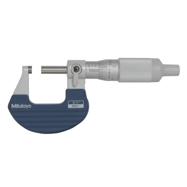Mitutoyo 102-717 Ratchet Thimble Micrometer, 1" Range