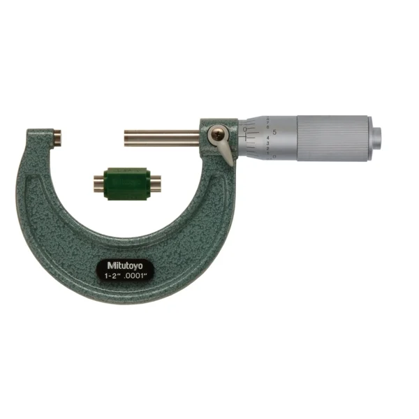 Mitutoyo 103-136 Outside Micrometer, 2" Range, Friction Thimble