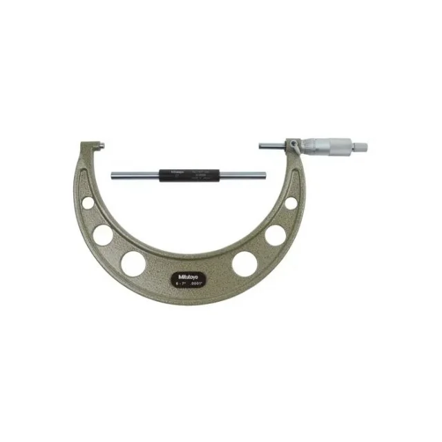 Mitutoyo 103-221 Outside Micrometer, 6-7"
