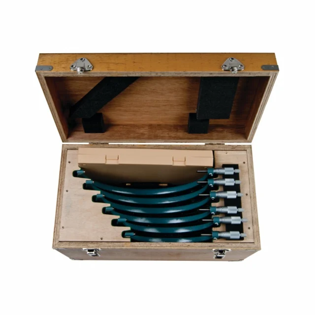 Mitutoyo 103-906 Outside Micrometer Set, 6-12", 0.001"