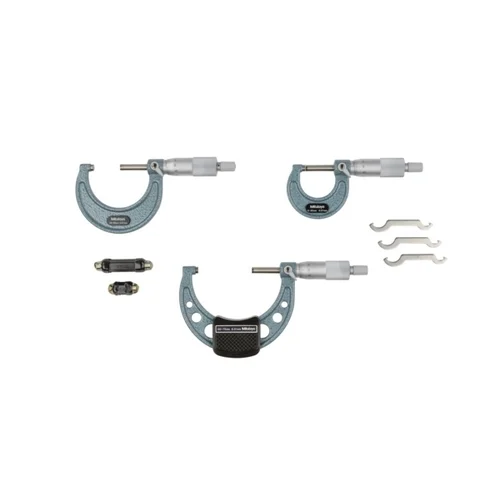 Mitutoyo 103-927-10 Outside Micrometereter Economy Design Set