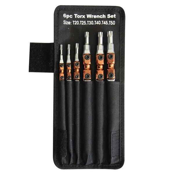 6pc 180ø Swivel Torx Wrench Set - T20 - T50 AST1032 (Discontinued)