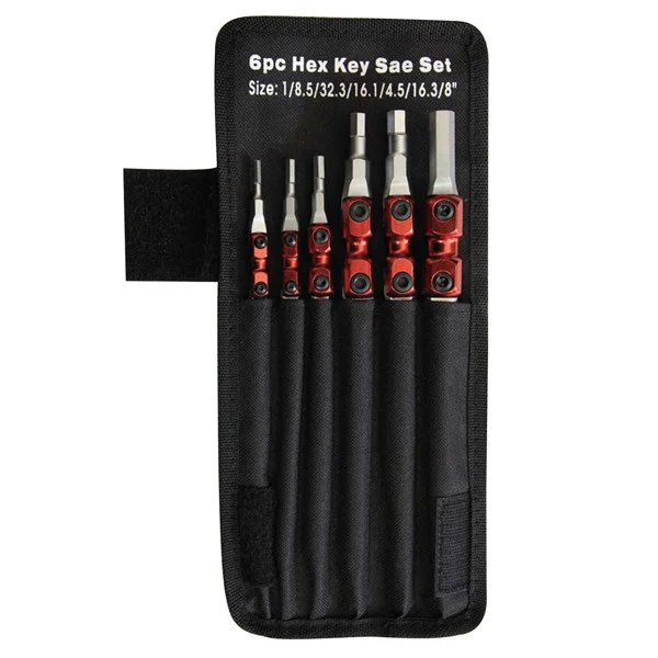 6pc 180ø Swivel SAE Hex Key Set - 1/8 in. - 3/8 in. AST1033 (Discontinued)