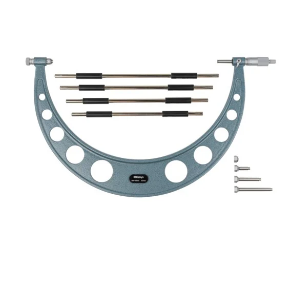 Mitutoyo 104-142A Outside Micrometer with Anvil, 300-400 mm