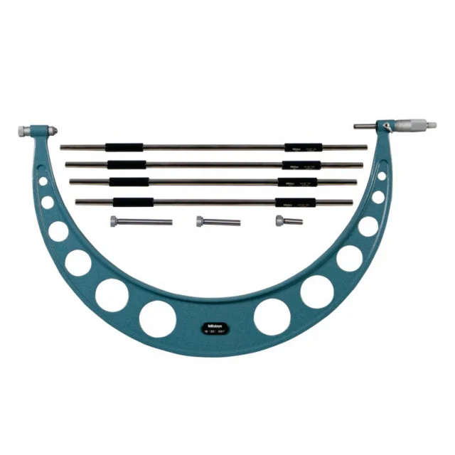Mitutoyo 104-153 Outside Micrometer w / Interchangeable Anvil, 16-20"