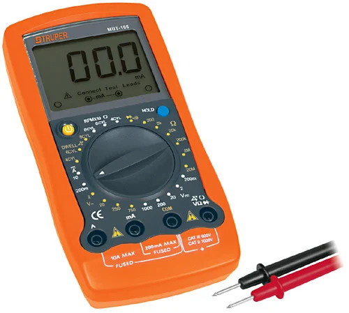 Industrial Multimeter, Large Screen