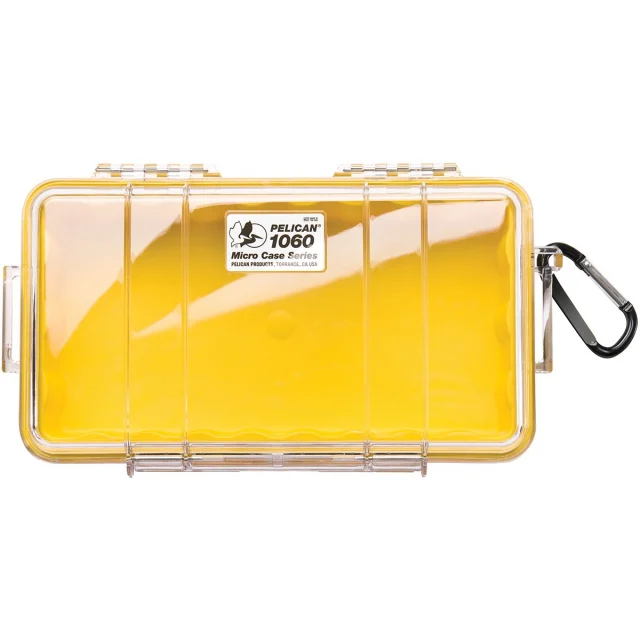 Pelican 1060-027-100 1060 Micro Case Yellow Clear