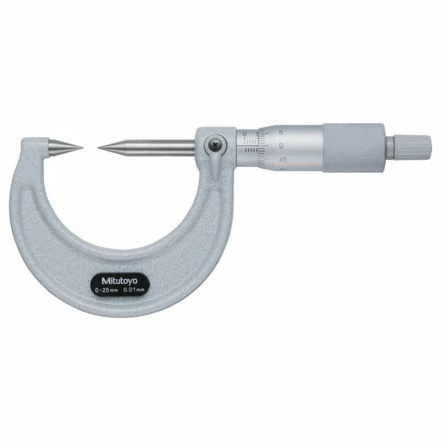 Mitutoyo 112-216 Point 75-100mm Micrometer w/ 30 Degrees Tip