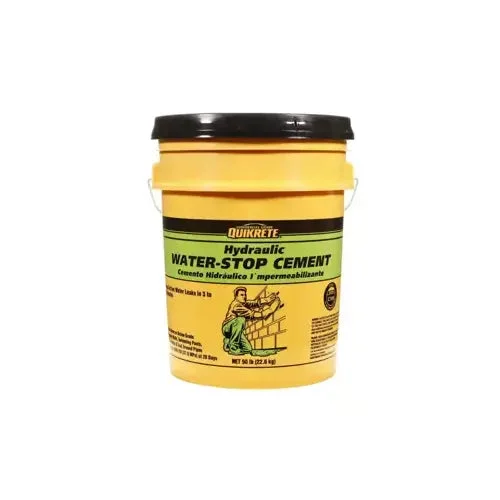 Quikrete Water Stop Hydraulic - 50lb Bucket Gray