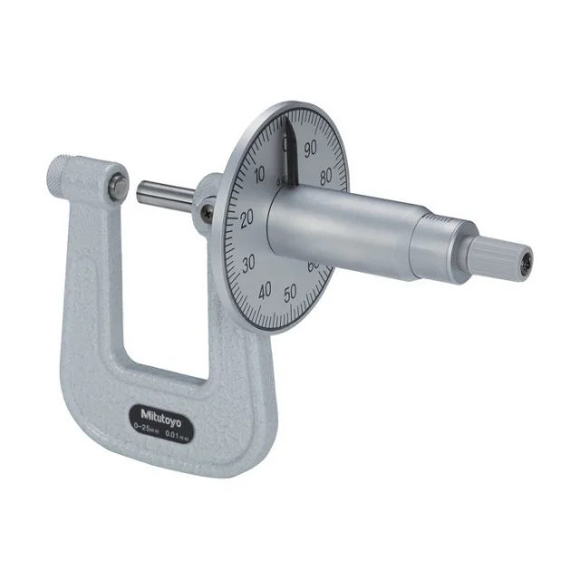 Mitutoyo 118-101 Sheet Metal Micrometer, 0-25mm