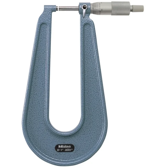 Mitutoyo 118-129 Type A Sheet Metal 0-1" Micrometer