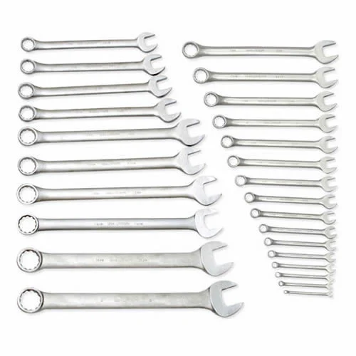 12-PT COMBINATION CHROME WRENCH SET 1/4 IN to 2 IN 26 PC 120080