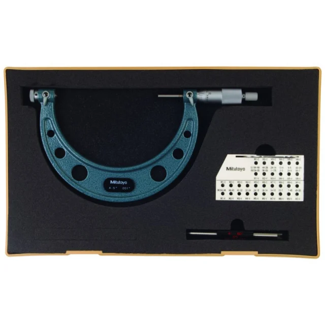 Mitutoyo 126-141 Screw Thread Micrometer Interchangeable Tips, 4-5"