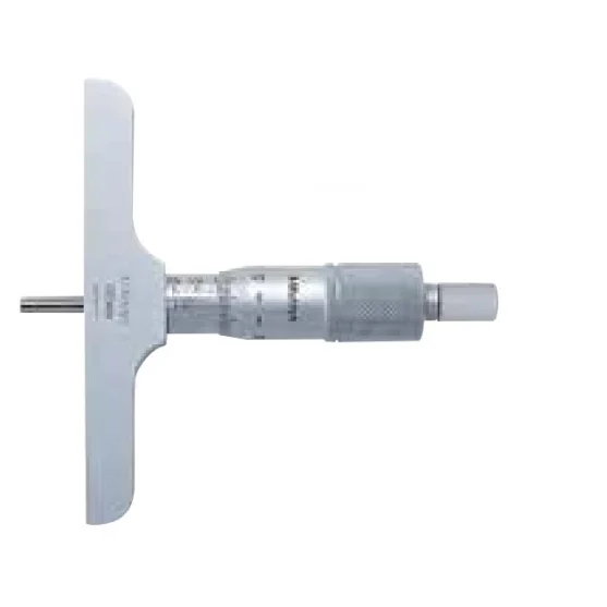 Mitutoyo 128-104 Series 128 Depth Micrometer, 101.6x16mm, Carbide-tip
