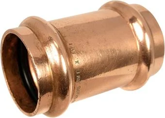1 in. x 1 in. Copper Press x Press Repair Coupling with No Stop