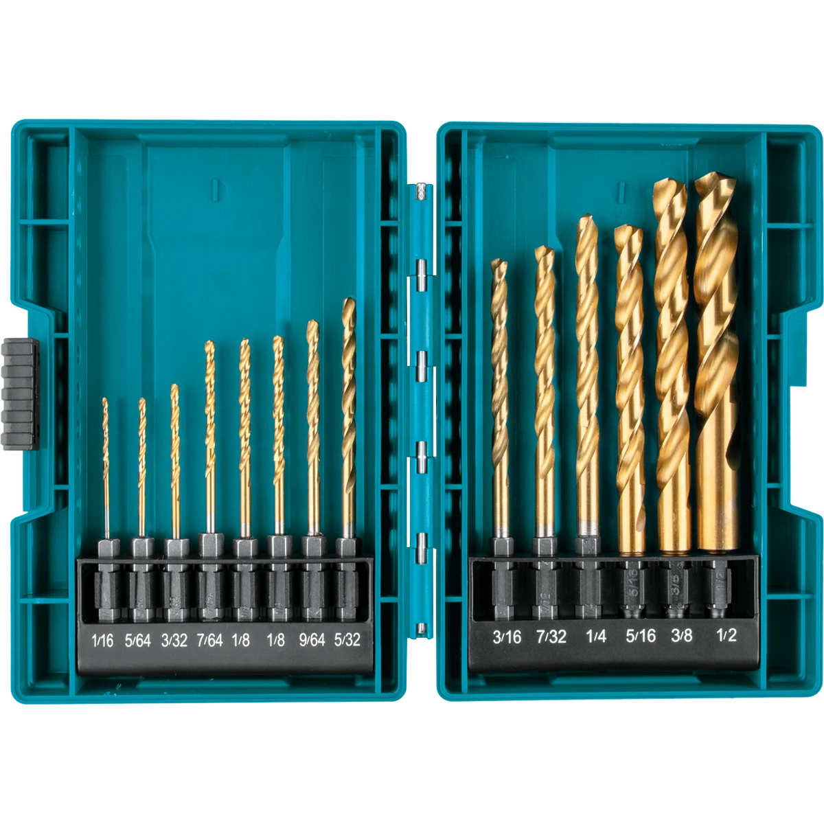 Impact GOLD® 14 Pc. Titanium Drill Bit Set, 1/4" Hex Shank