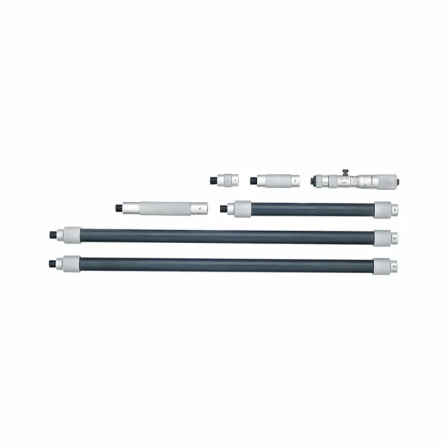 Mitutoyo 139-180 Tubular Inside Micrometer with Extension, 4-52"