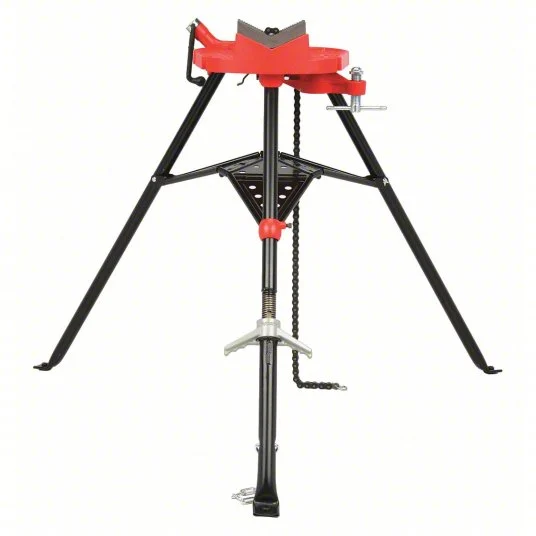 1/8" to 12" Pipe Capacity, Portable Tristand Chain Vise