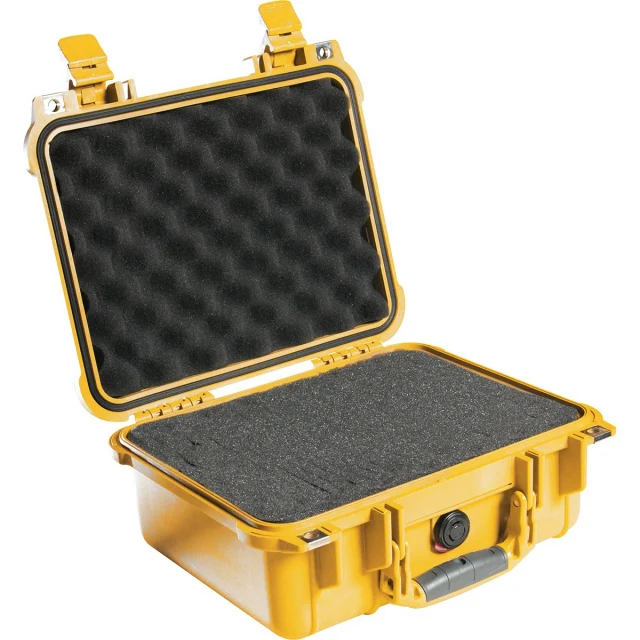 Pelican 1400-000-240 1400 Protector Case with Foam Yellow