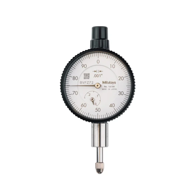 Mitutoyo 1410A Series 1 Dial Indicator, Lug Back, Jeweled Bearing