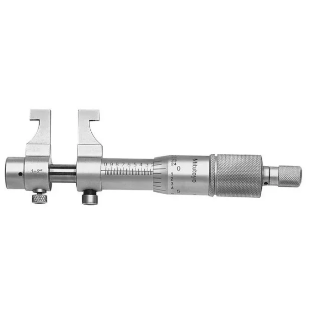 Mitutoyo 145-194 Caliper Type Inside Micrometer, 1-2"