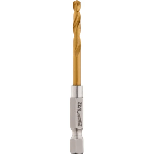 5/32" SHOCKWAVE Impact Duty™ RED HELIX™ Titanium Drill Bit