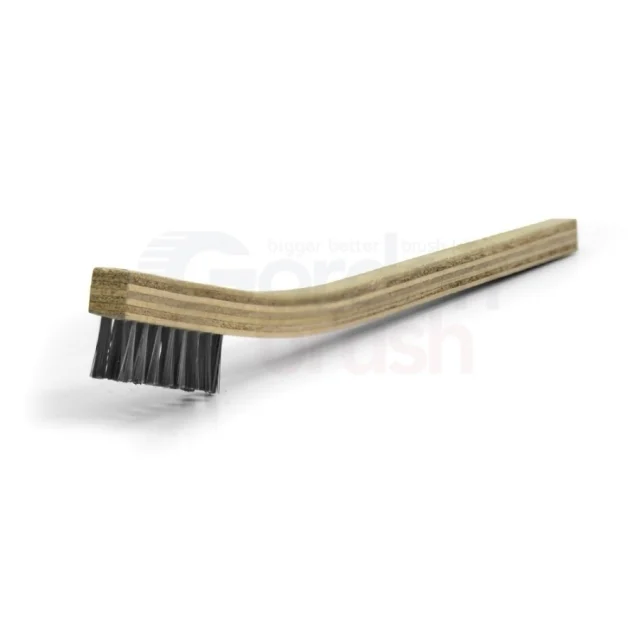 Gordon Brush 14SS-003 2 x 8 Row 00.03" Stainless Steel Scratch Brush