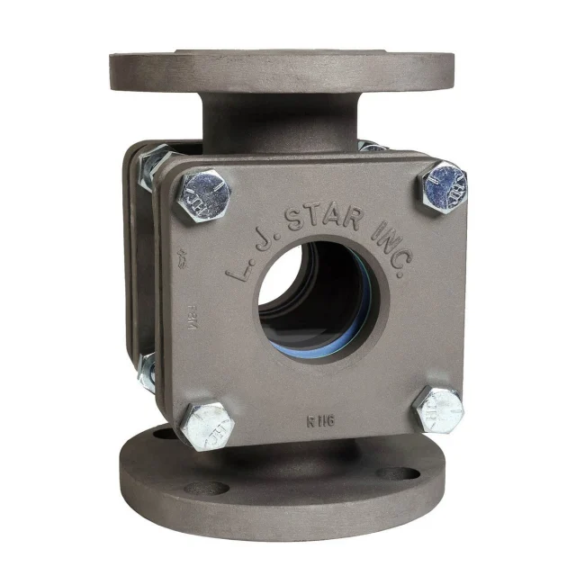 LJ Star 1508 CNNN1N 1" Visual Flow Indicator, Standard, Carbon Steel