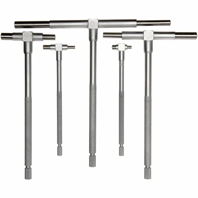 Mitutoyo 155-904 Series 155 Telescoping Gage Set, 0.5-6" Range