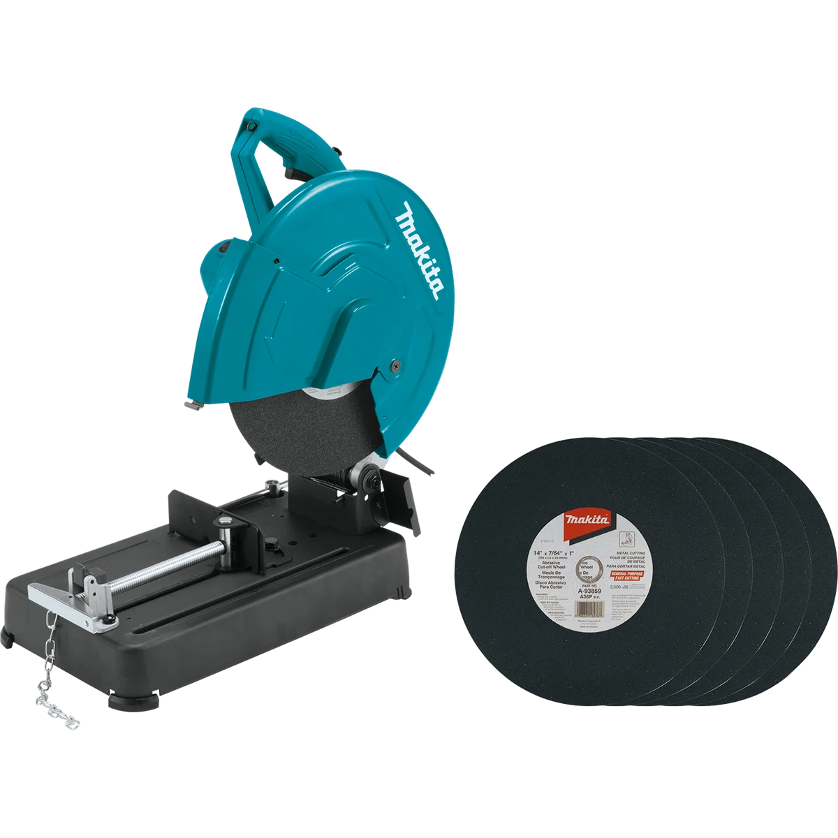 MAKITA 14" Cut‑Off Saw w/ 5 Cut‑Off Wheels