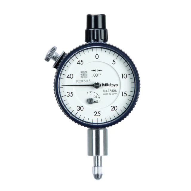 Mitutoyo 1670A Series 1 Dial Indicator, 0-40 Read, Lug Back