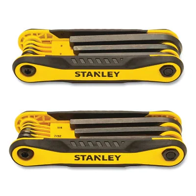 STANLEY® Folding Metric and SAE Hex Keys (2 Pk)