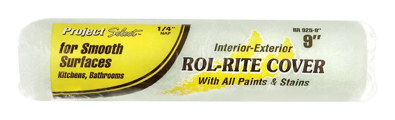 Linzer Rol-Rite Polyester 9 in. W X 1/4 in. Regular Paint Roller Cover 1 pk, Pack of 24