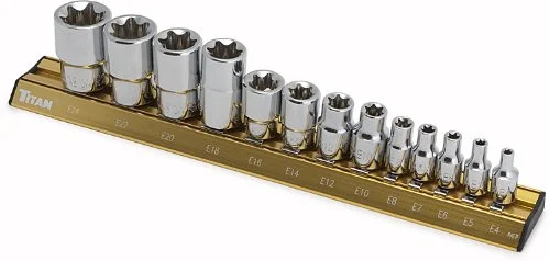 Titan E-Star Socket Set - 13 Piece 17403