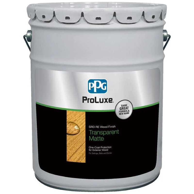 ProLuxe SRD RE Transparent Matte Cedar Oil-Based Alkyd All-in-One Stain and Finish 5 gal