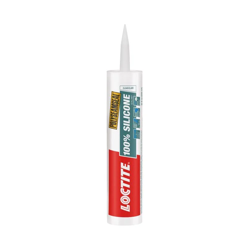 Loctite Polyseamseal Clear Silicone Multipurpose Sealant 10 oz, Pack of 12
