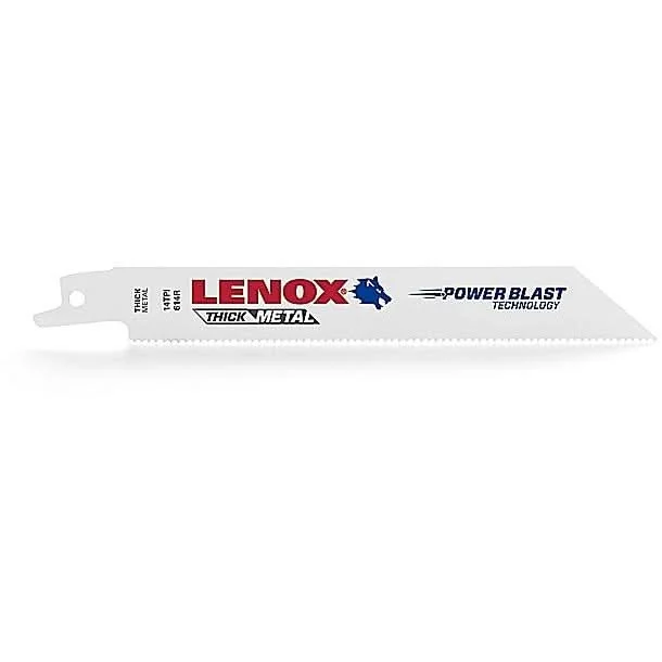 Lenox 1855567 Metal-Cutting Reciprocating Saw Blades, 8-inch, 14 TPI, 5-Pack
