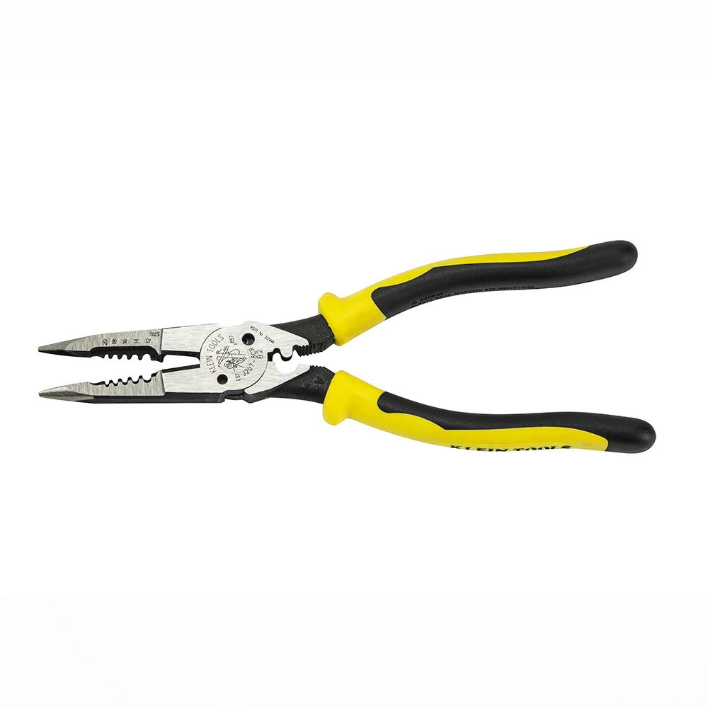 Pliers, All-Purpose Needle Nose Pliers with Crimper, 8.5-Inch